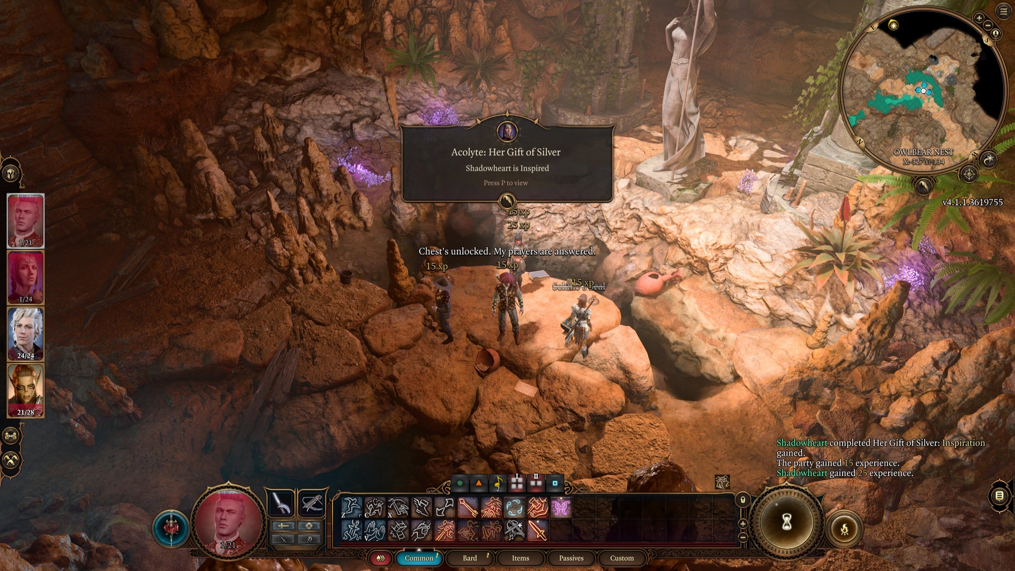 Baldur's Gate 3: Owlbear Cave and the Gilded Chest of Selune - 5