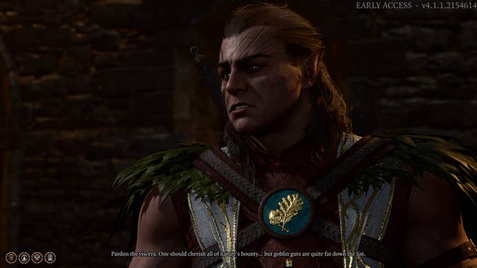 The party speaking to Halsin, the head druid in Baldur’s Gate 3