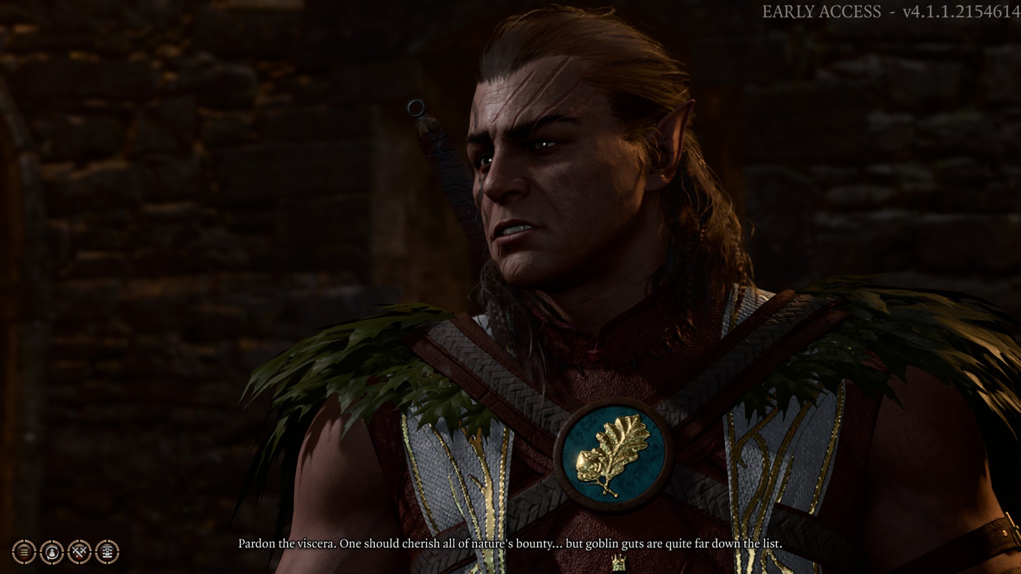 The party speaking to Halsin, the head druid in Baldur's Gate 3 - 1