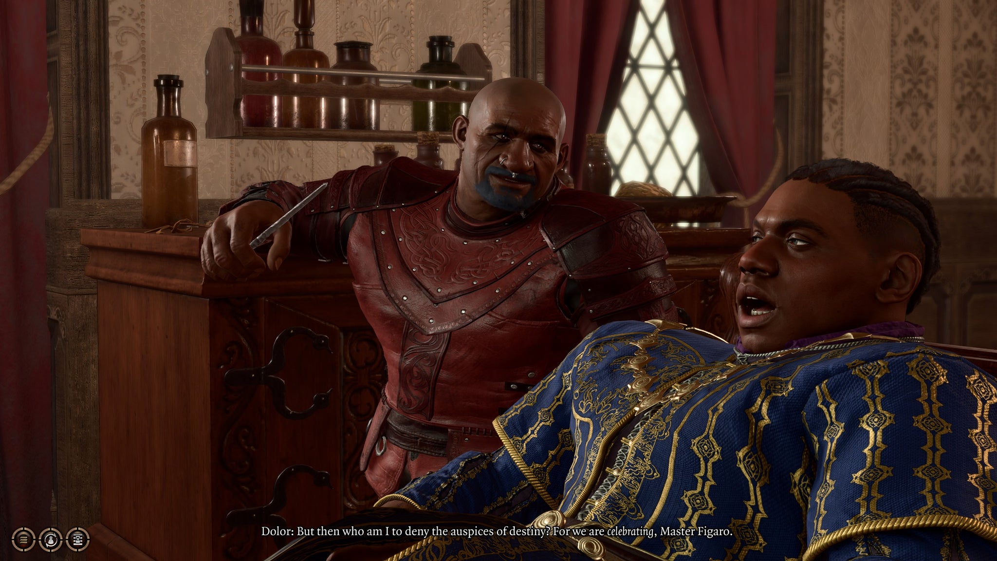 The cultist Dolor attacking a shopkeeper in Baldur's Gate 3. - 7