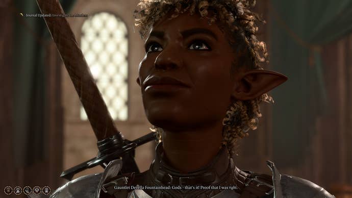 Gauntlet Devella discussing the Murder Tribunal in Baldur’s Gate 3.