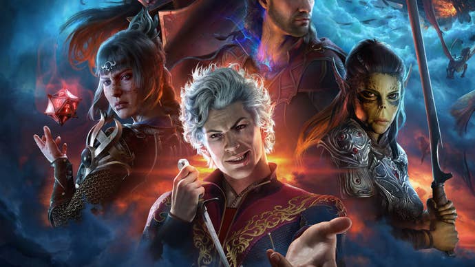 A number of characters from Baldur’s Gate 3.