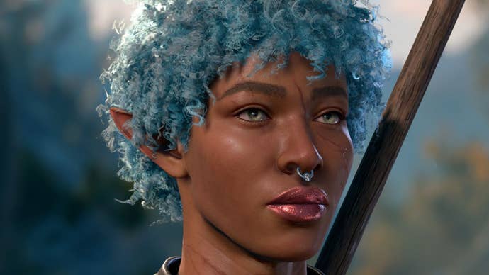 A Monk character in Baldur’s Gate 3.