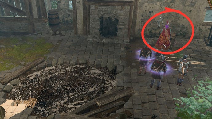 Old Key to the cellar entrance in Baldur’s Gate 3.