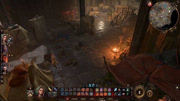 Standing in Camp in Baldur’s Gate 3