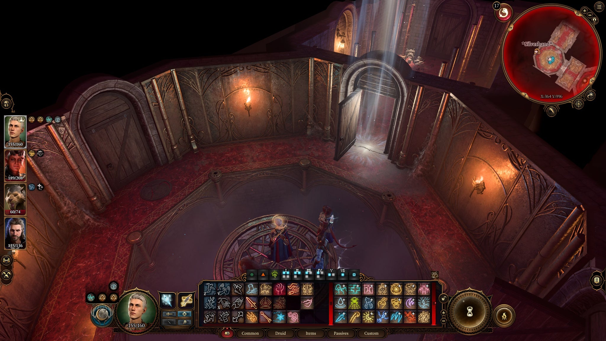 The illuminated entrance to the Sorcerous Sundries vault in Baldur's Gate 3. - 8