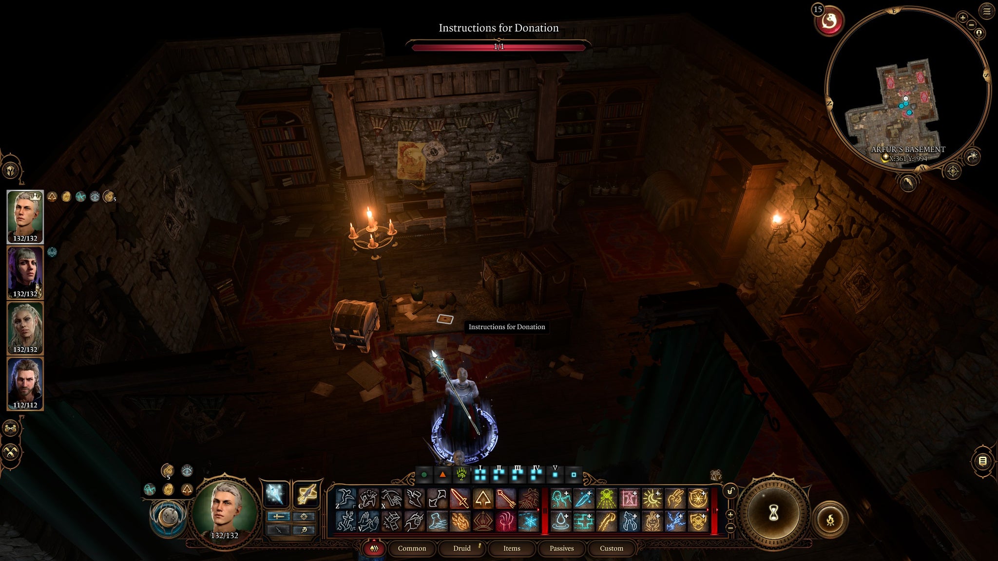 Tav and their party searching the toymaker's basement in Baldur's Gate 3. - 4