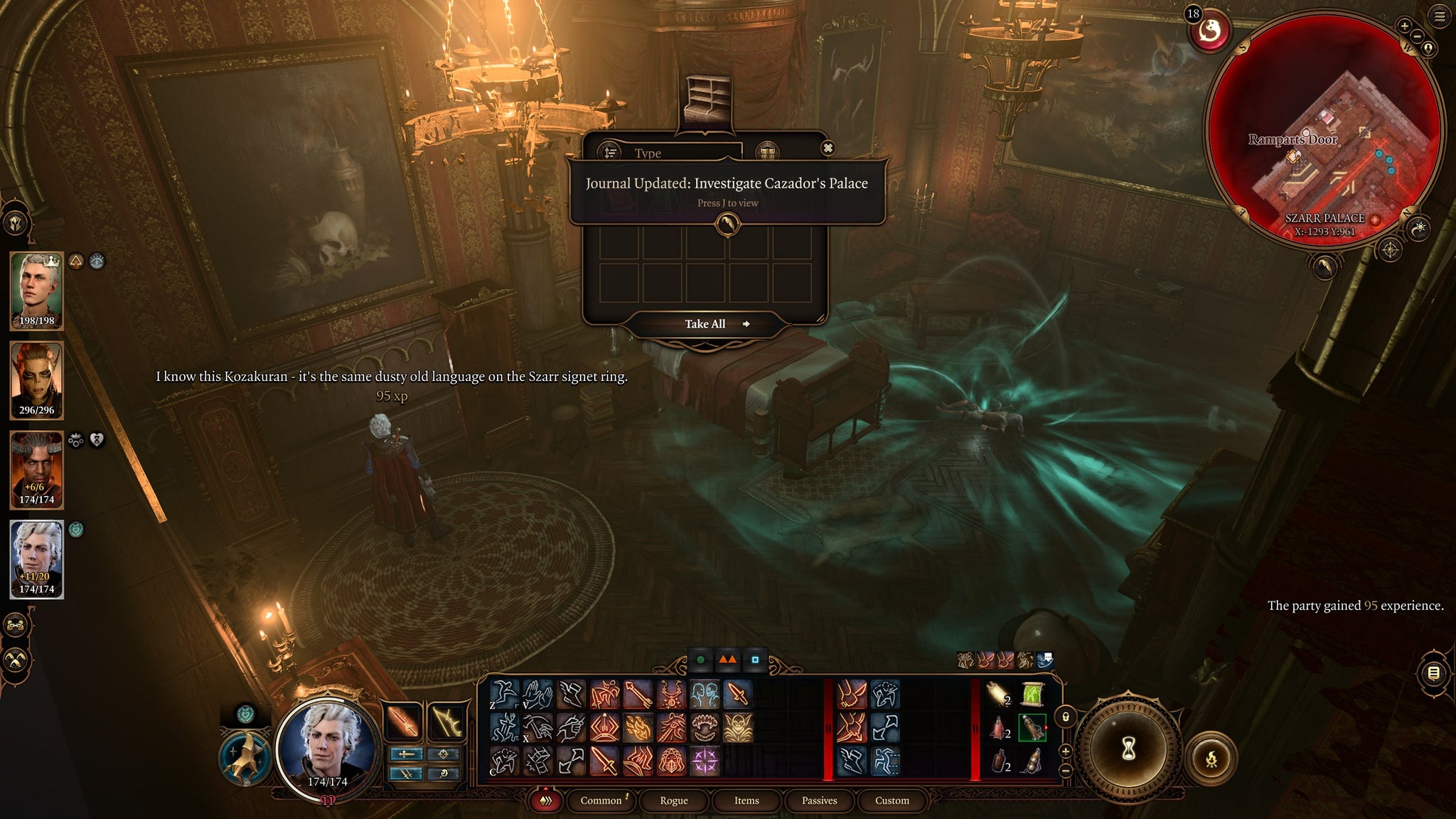 A cursed room within Szarr's Palace in Baldur's Gate 3. - 4