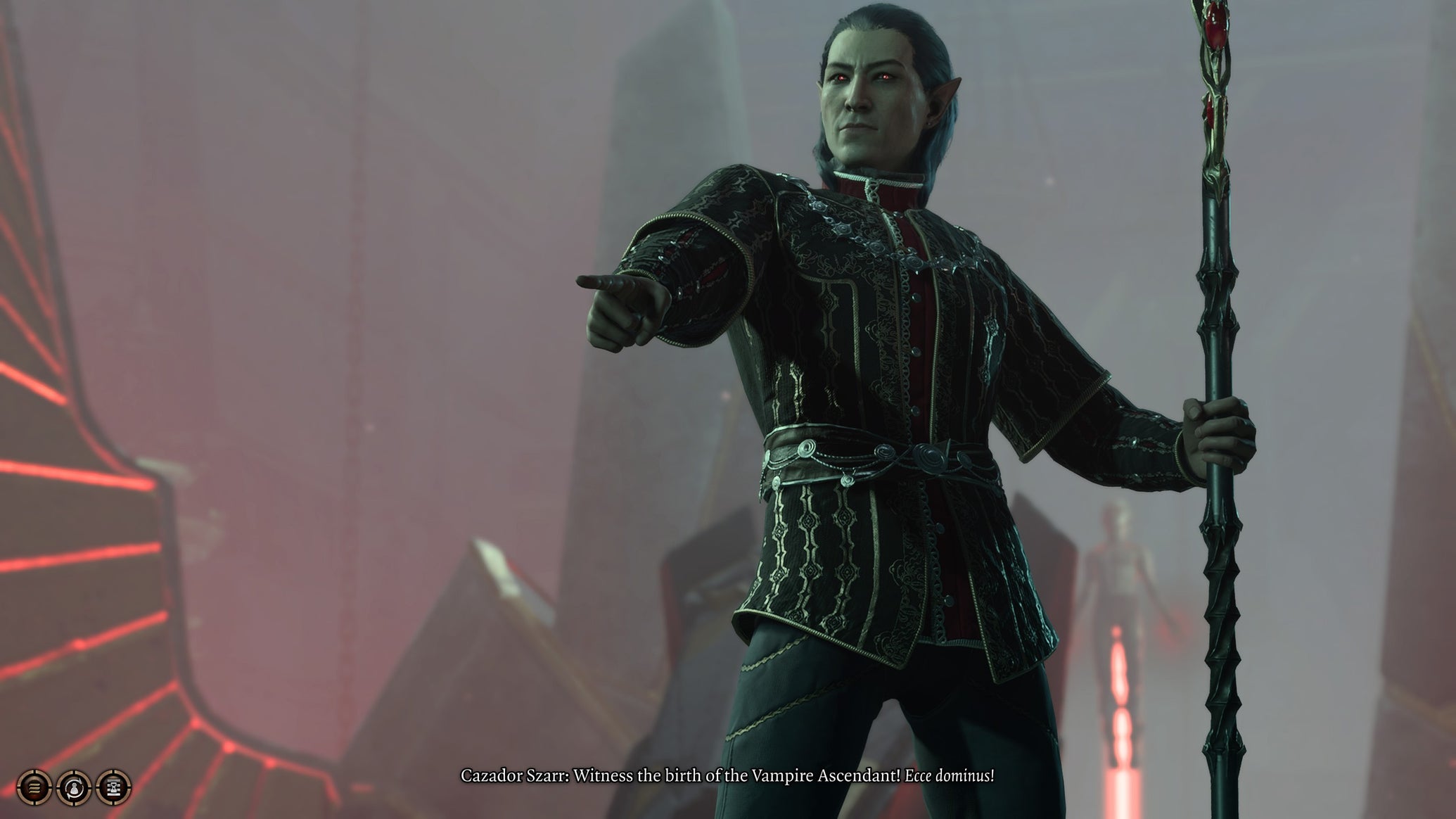 The evil vampire lord Cazador Szarr in Baldur's Gate 3. - 1