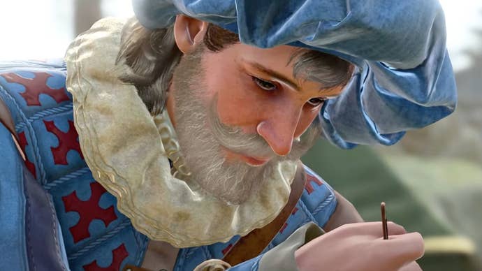 Volo performs eye surgery in Baldur’s Gate 3