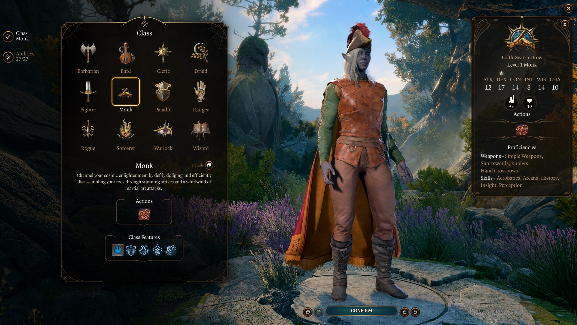 There are a total of 12 classes in Baldur&rsquo;s Gate 3