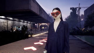 This fashion brand are showing off their new looks with a cyberpunk-y video game