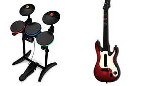 New drum and guitar controller kit to ship with Band Hero in Europe
