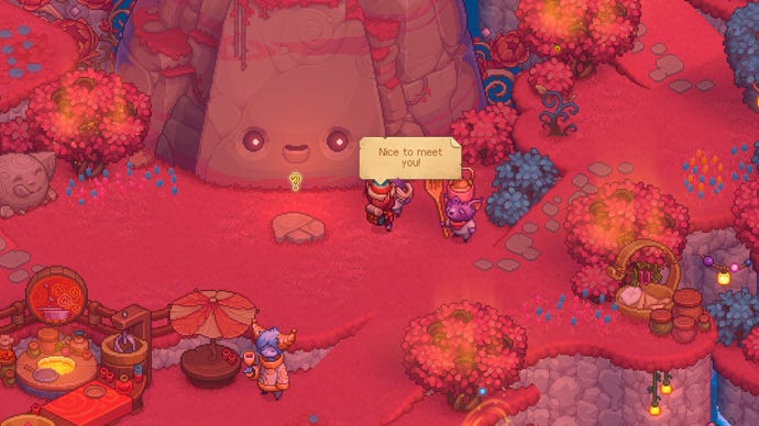A lovely red area in Bandle Tale.