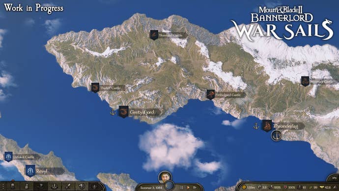 A representation of Nordvyg coastline successful Bannerlord.