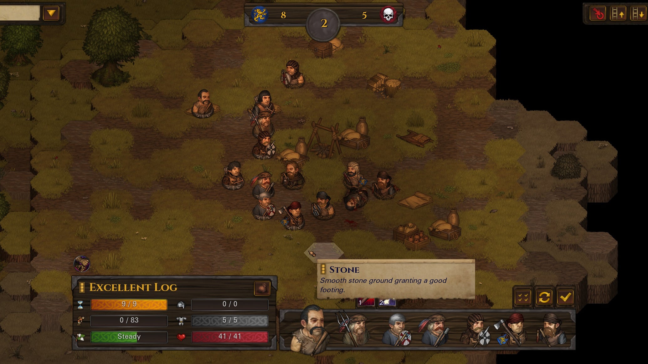 A battle in Battle Brothers, brother. - 1