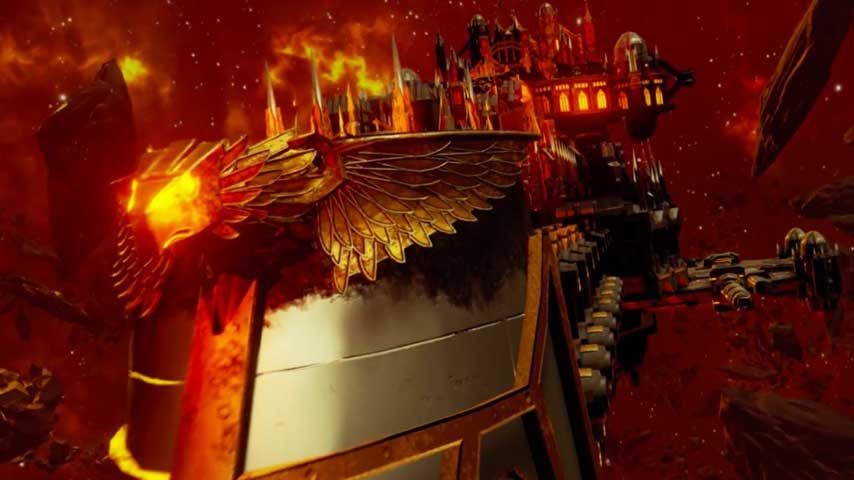 First Battlefleet Gothic Armada gameplay features 8km long