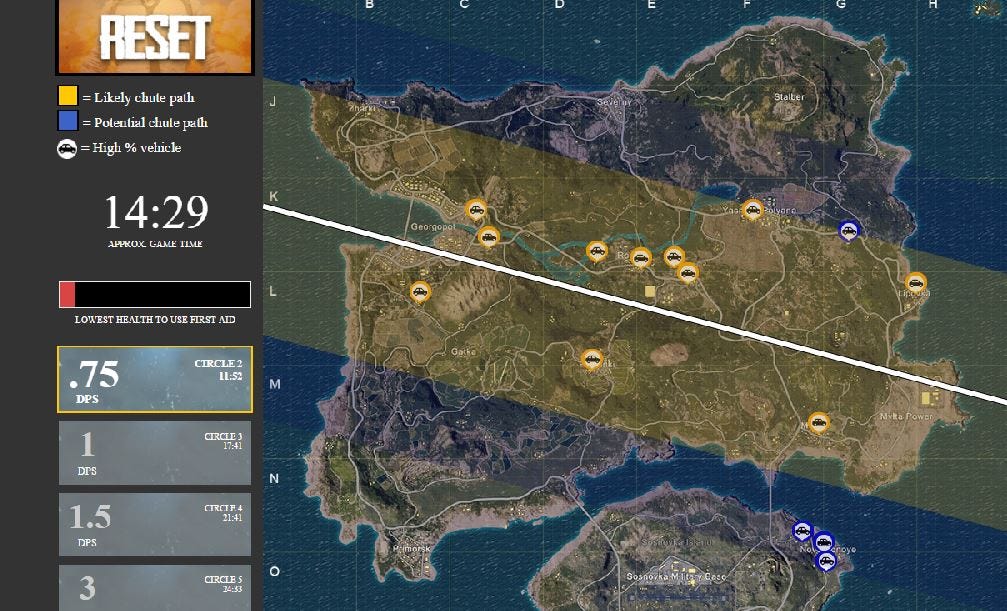 Battleground Map Rivals Overview Never worry about the plane flight path again with this PlayerUnknown's ...