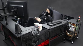 This terrifying gaming bed is just a toilet short of perfection