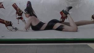 Japanese billboard posters for Bayonetta are sexy