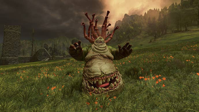 A Beast of Nurgle from Total War: Warhammer 3.