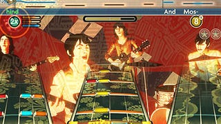 Beatles Rock Band screens look psychedelic