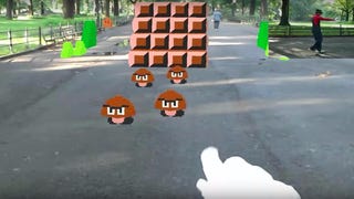 Behold Super Mario Bros. World 1-1 reimagined as an AR game for Hololens