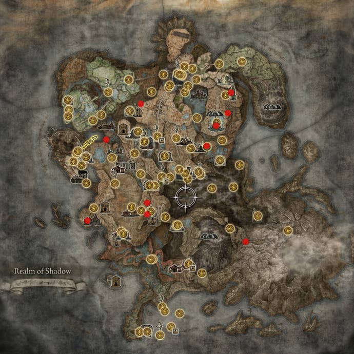 Every Bell Bearing location on the Elden Ring Shadow Of The Erdtree map.