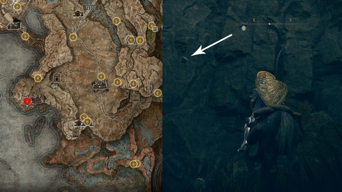 La ubicación de la campana del vendedor de cuerdas en Elden Ring Shadow Of The Erdtree.