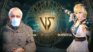 You can play as the Bernie Sanders inauguration meme in Soulcalibur 6