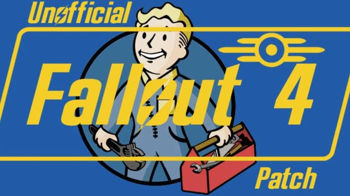 The logo for Fallout 4's Unofficial Patch