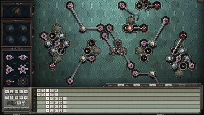 A complex linking machine in Opus Magnum