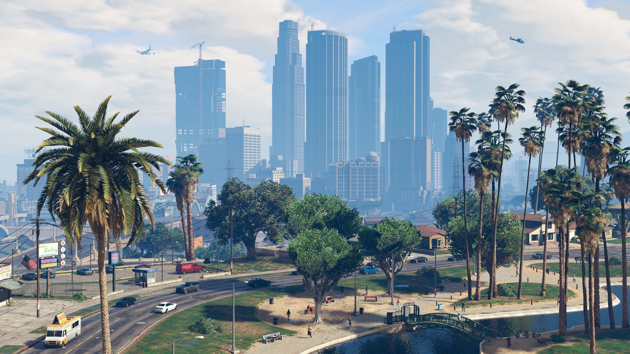 The city of Los Santos in Grand Theft Auto 5, one of the best sandbox games on PS5 - 20