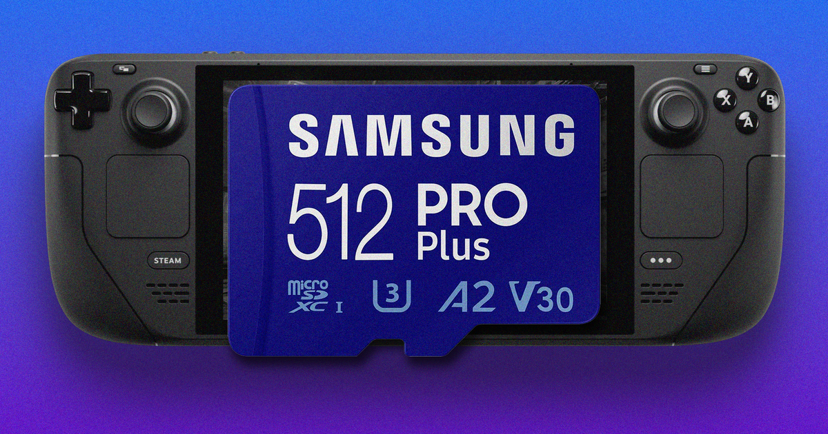 亚马逊刚刚放弃了我多年来见过的最好的蒸汽甲板MicroSD卡交易