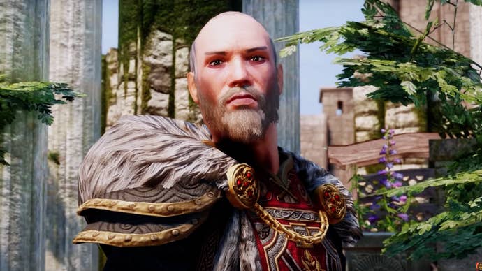 Emperor Titus Mede in Skyrim.