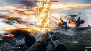 Battlefield 1 burning blimp turns into fiery tornado