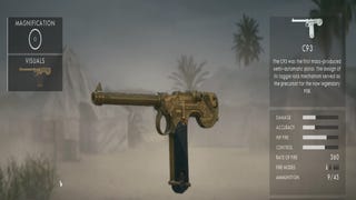 The gold weapon skins in Battlefield 1 look rather flashy