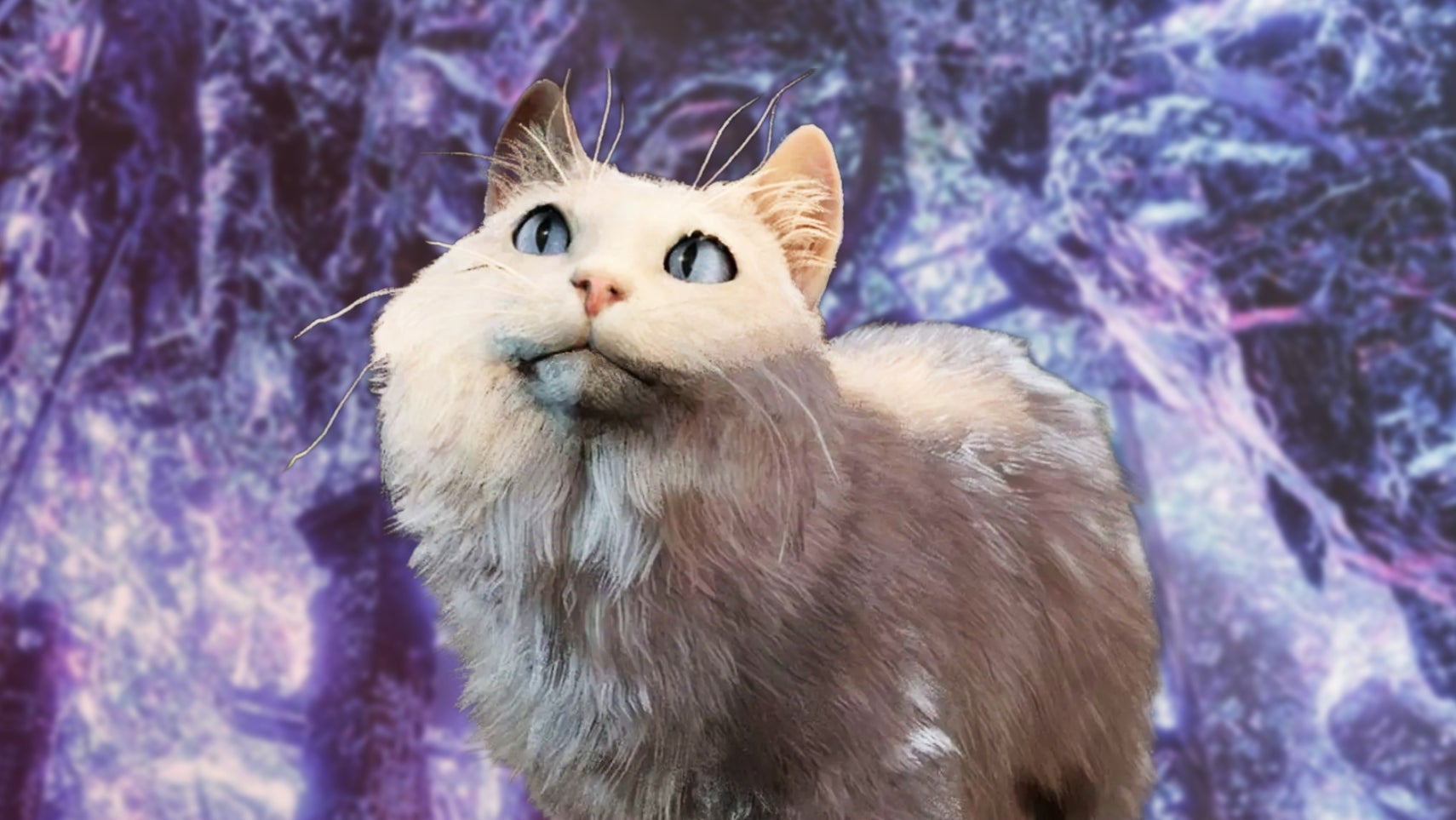 A cat in Baldur's Gate 3 . - 1