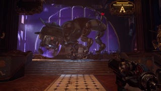 A large robotic dog used for fast travel from the game Judas