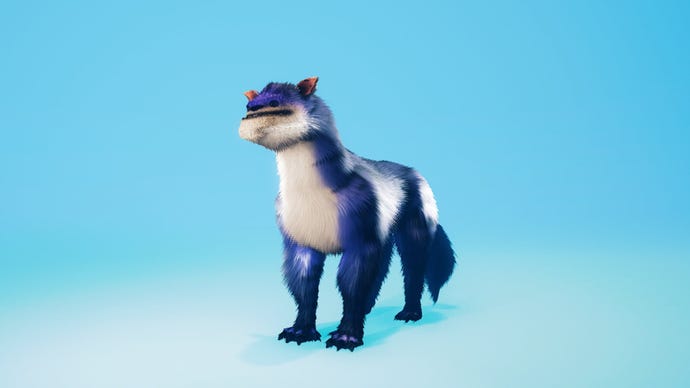 A Biomutant screenshot of the Mjut mount.