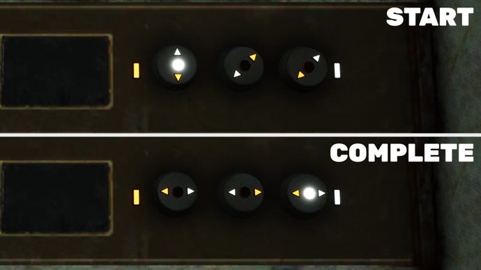 An example of a rotation puzzle in Biomutant.