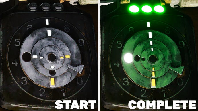An example of a rotation puzzle in Biomutant.