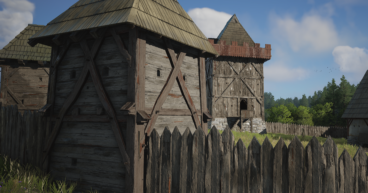 中世纪策略Sim Manor Lords正在获得适当的AI村庄建设,一个维护系统和幻想的城堡