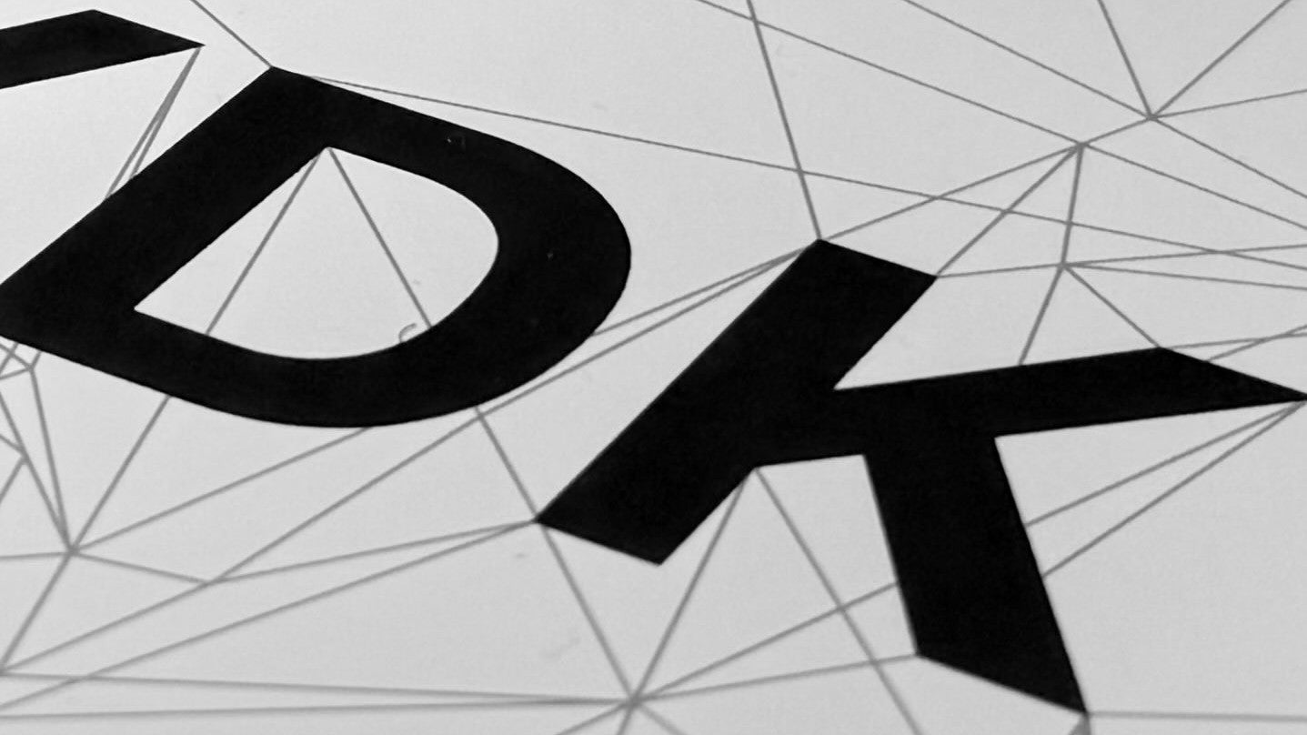 black and white Xbox hardware teaser showing XDK writing