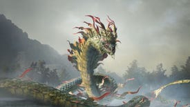 An image of a giant serpent from the Black Desert Online expansion Land Of The Morning Light