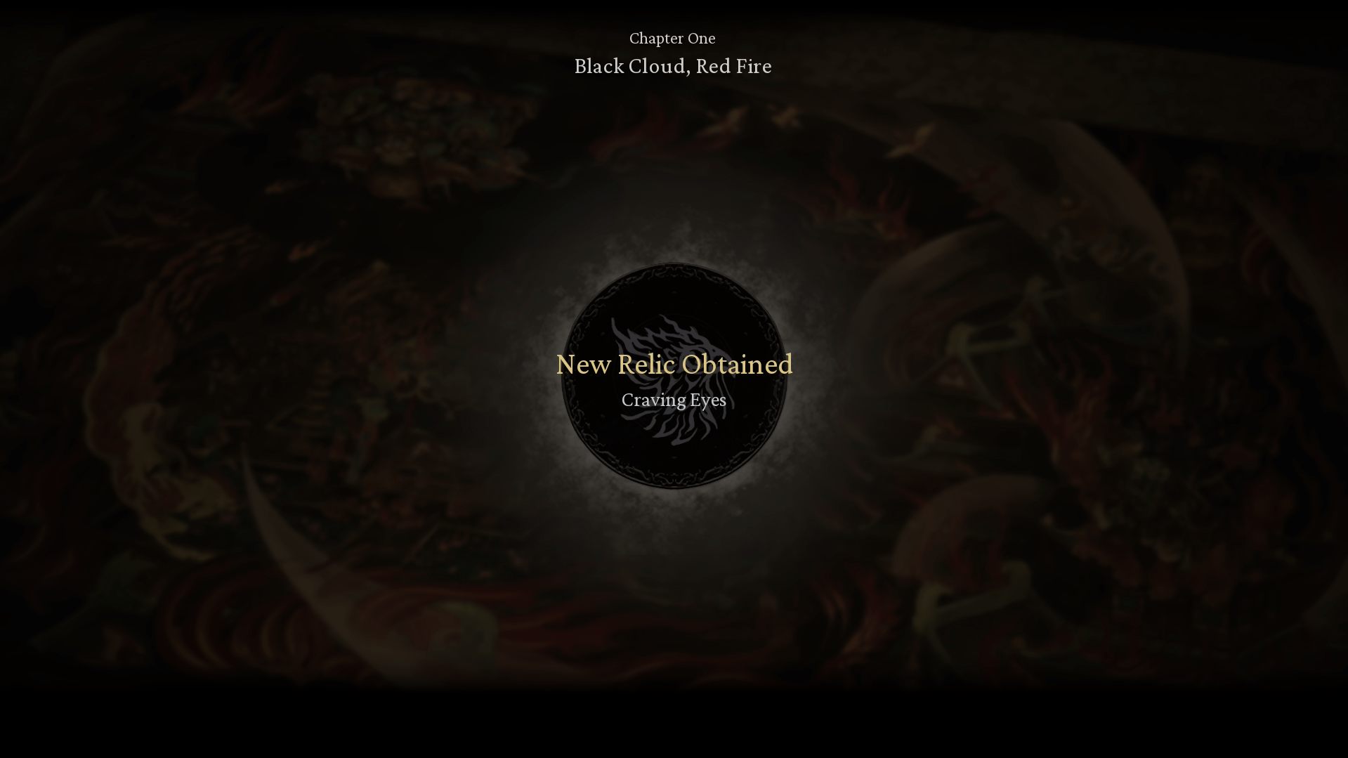 Text in middle: New Relic Obtained: Craving Eyes