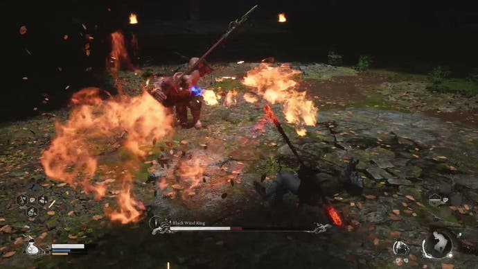 Черный Король Ветра дышит огнем