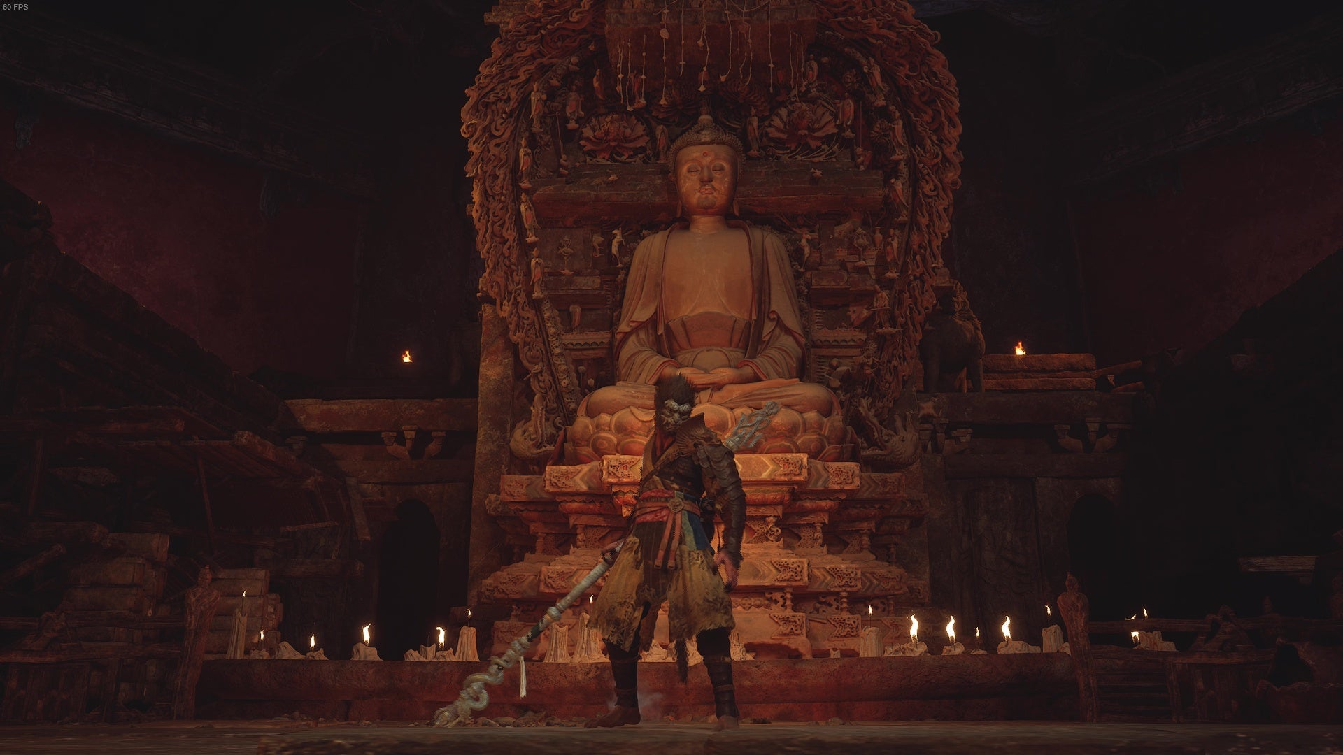 Standing in front of the Great Pagoda statue in Black Myth: Wukong. - 3