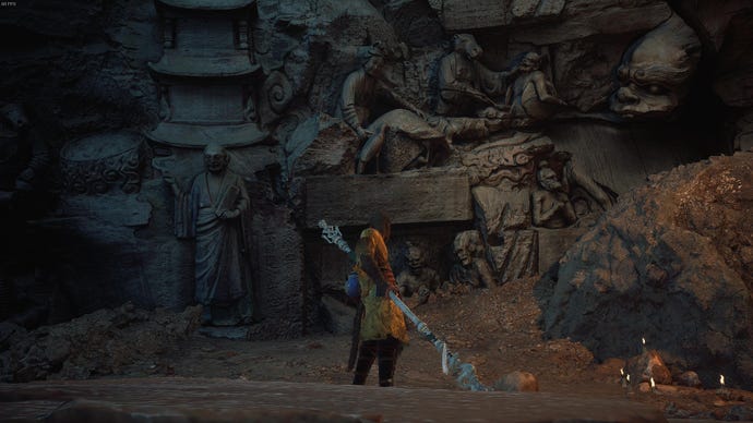 Looking at some stone carvings in Black Myth: Wukong.