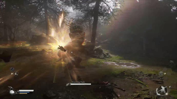 Wandering Wight unleashes a palm blast